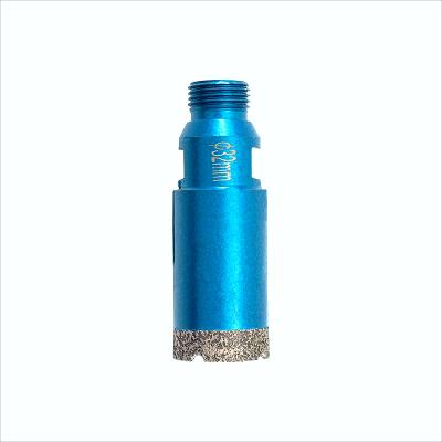 China Granite Marble Concrete Ceramic Drill Bit Competitive Price Manufacture G1/2-M14 Vacuum Blue Black Diamond Core Drill Bits for sale