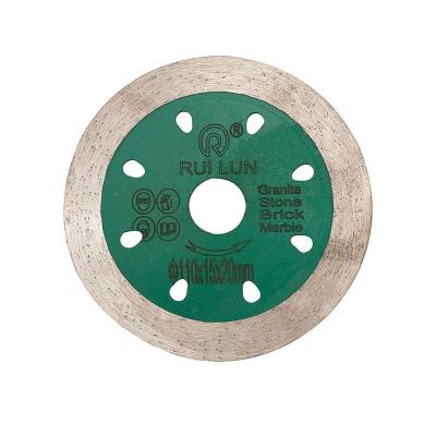 China New professional multi-diameter durable red /blue/green ceramic diamond saw blade 20mm/22.23mm/25.4mm for sale