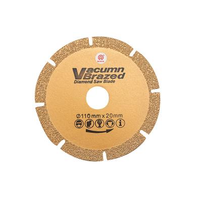 China Factory Direct Durable Granite Marble Vacuum Brazed Diamond Saw Blade For Tile 20/22.23/25.4mm for sale