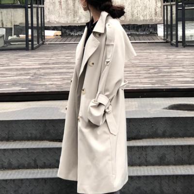 China Sustainable Celebrities TR92 Runway Ladies Famous Long Ditch Coats Winter Outerwear for sale