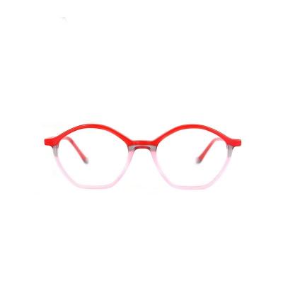 China G5296 Fashion Design Optical Eyeglass Frame Fashion Color Acetate European Eyewear for sale