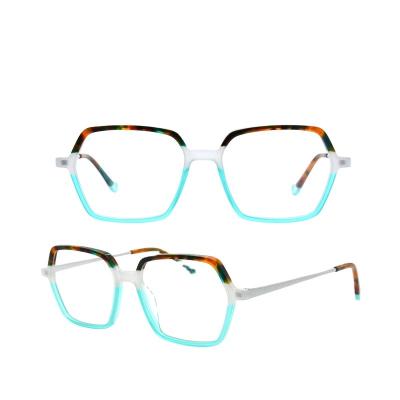 China Fashion Trendy G5306 Glasses Frames Computer Acetate Women Eyewear Optical Glasses for sale