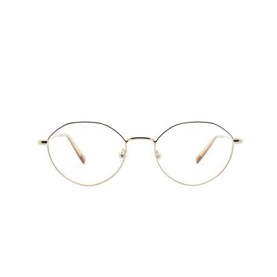 China Fashionable Custom Made Italian Eyewear Optical Frames Small Metal Eyeglasses Frames MG0546 for sale