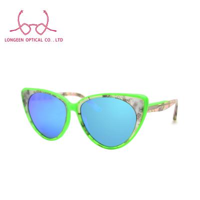 China Oversized Acetate Cat Eye Sunglasses For Women Fashion Sun Glasses G4171 for sale