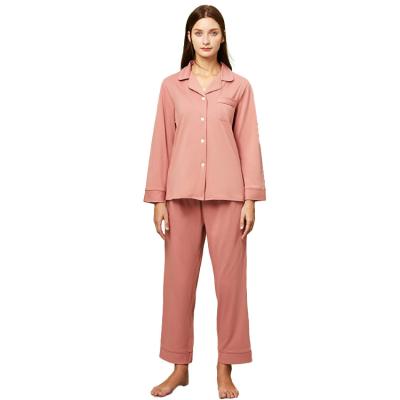 China High Quality Good Price Breathable Long Sleeve Pajama Sets 2 Piece Pajama Set Women Long Sleeve Pajamas For Women for sale