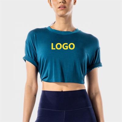 China Wholesale Custom High Quality Cheap Graphic Top Anti-wrinkle Woman Crop Top Women Grow Top T-Shirt for sale