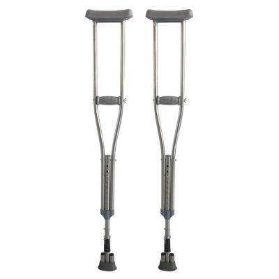 China Aluminum Alloy New Hand Axillary Crutches Armpit Crutches For Older AntiskidAdjustable Armpit Crutches For Adult Axillary Crutch for sale