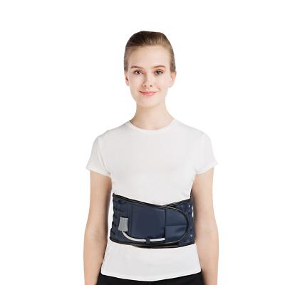 China PU Leather Inflatable Back Waist Air Traction Belt Waist Support Lumbar Support Belt for Elderly for sale