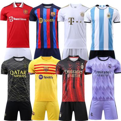 China Shirts & Main The New Man Grade Thai Quality Model Soccer Jersey 22 23 Messi In Running Mbape Football Shirts for sale