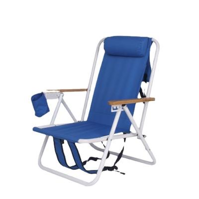 China Wholesale Custom Foldable Backrest Portable Foldable Chair Wooden Beach Chair Foldable Beach Chair for sale