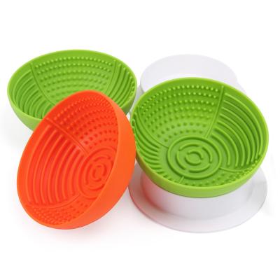 China High Silicone Eco-friendly Anti-skid Colorful Stocked Cat Dog Slow Food Pet Bowl Feeder Factory Wholesale for sale