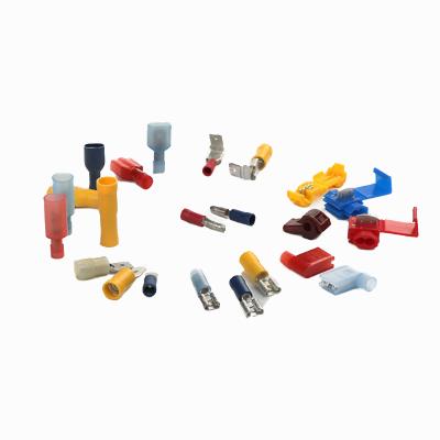 China 0.5-6mmÂ ² Electrical Plugs Wire Quick Splice Taps And Heat Shrink-Insulated Male And Female Quick Terminals for sale