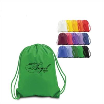 China Wholesale Drawstring Bag Fashion Drawstring Gym Bag Polyester Bag or Nylon Drawstring Backpack for sale