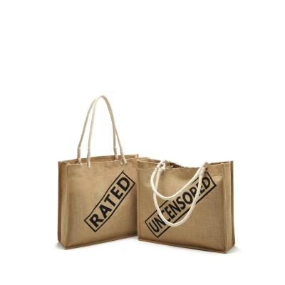 China Jute 2015 Best Selling 100% Handled Tote Bag for sale