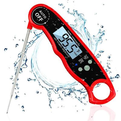 China Foldable Digital BBQ Kitchen Food Grill Thermometer with Folding Probe Calibration Function for sale