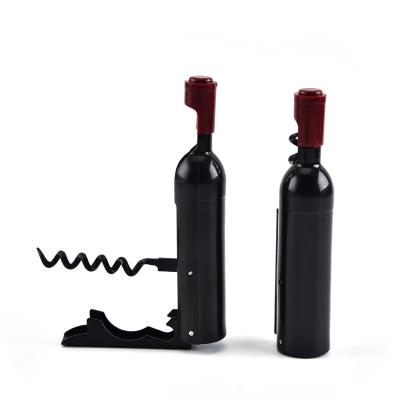 China Viable Multifunctional Corkscrew Bottle Shaped Bottle Opener For Wine And Beer for sale