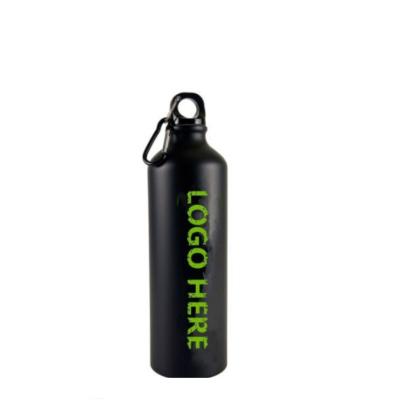 China Sustainable Wholesale Promotional Custom Metal Sports Aluminum Water Bottle With Straw for sale