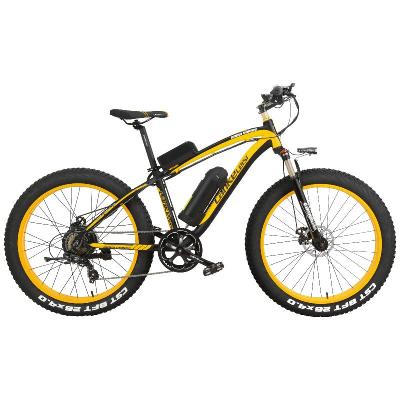 China Aluminum Alloy Eu Warehouse LANKELEISI Fat Tire 500W 1000W 48V E Bike Motor Lithium Battery Moped Electric Bicycle Mountain Bike for sale