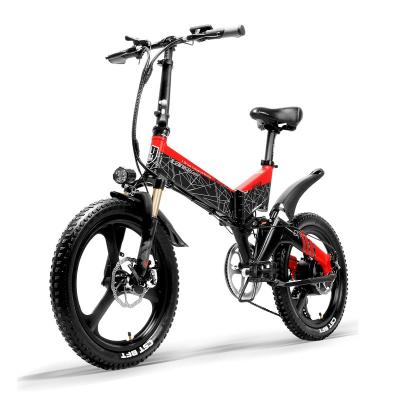 China Aluminum Alloy Eu Warehouse LANKELEISI Fat Tire 250W 400W 48V E Bike Motor Lithium Battery Moped Electric Bicycle Mountain Bike for sale