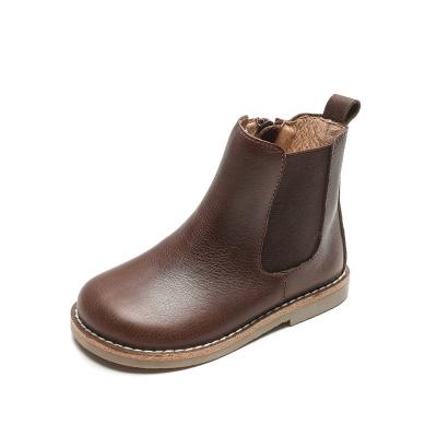 China CHELSEA REJECTS Spring 2022 New Winter Chelsea Boots For Kids Girls Toddler Girls Shoes Durable Fur Boots Handmade Adorable Leather Boots for sale