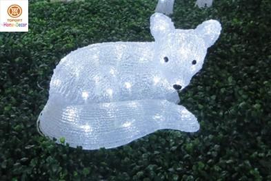 China Sitting 3D Fox Figure LED source Christmas Decoration Lights for outdoors for sale