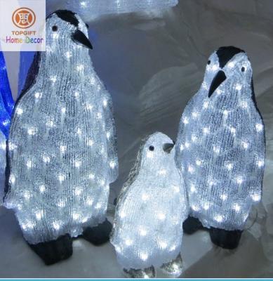 China Small Penguin 3D Led Light For Christmas Amusement Decoration for sale