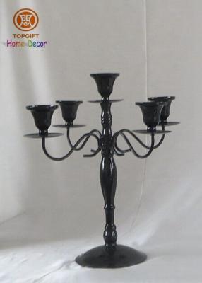 China Customized color Europe Style Metal Candle Holders For restaurant table for sale