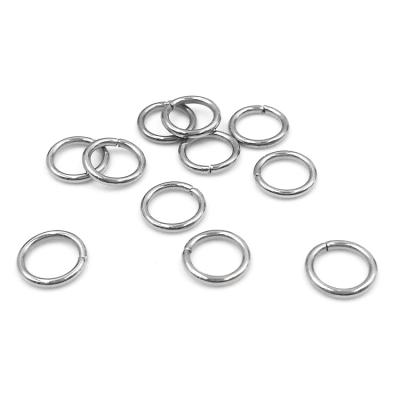 China Low MOQ Environmental Friendly Stainless Steel Accessories Open Jump Ring For Jewelry Factory Direct Sale for sale