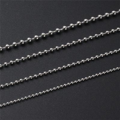 China Jewelry Hoyo Stainless Steel Curtain Custom Chain Accessories Hardware Ball Key Chain Chain for sale