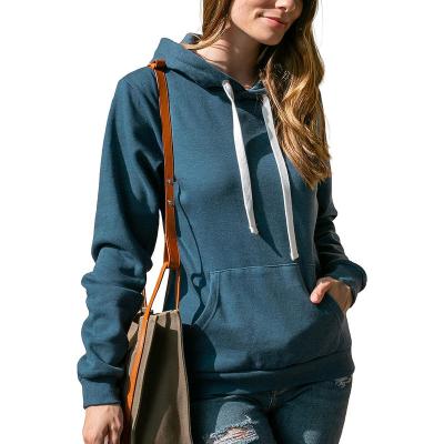 China Lightweight Anti-Wrinkle Pullover Hoodie Basic Sweatshirt For Women for sale