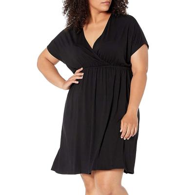 China Amazon Essentials Women's Breathable Surplice Dress (Available in Plus Size) for sale