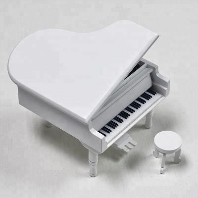 China It can be used as creative christmas gift mini piano shape jewelry box wooden music box for sale