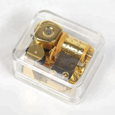 China Transparent Box Rectangle Lucency SANKYO Acrylic Movement Music Box for sale