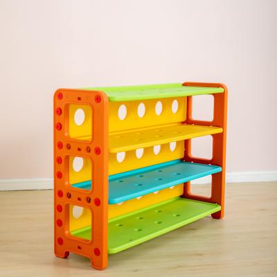 China Plastic Kids Book Plastic Cabinet Self Friendly Toy Environmental Co A For Kids On Sale for sale