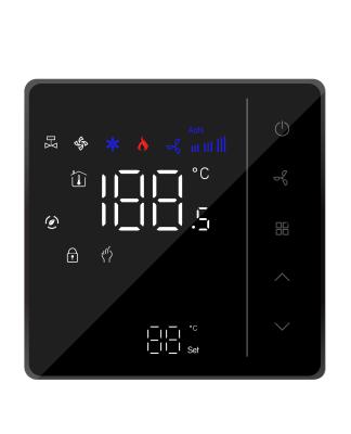 China 24VAC/VDC Modbus control thermostat for FCU  system for sale