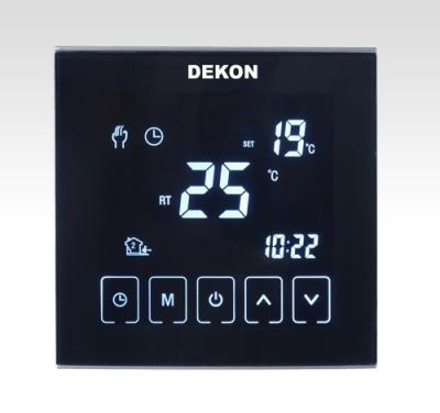 China Full screen Touch button thermostat for Fan Coil Unit for sale