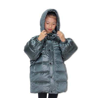 China Anti-Wrinkle Winter Children's Jacket Kids Padded Medium Length Coat Girls Waterproof Padded Down Jacket Coat for sale