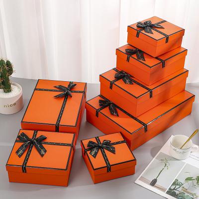 China Beautiful Recyclable Factory Customized High End Gift Box With Ribbon For Cosmetic And Perfume Packaging for sale