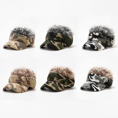 China breathable & New Waterproof Novelty Designer Wig Beanie Warm Winter Fur Beanie Hats For Women Logo Hats Custom Made for sale