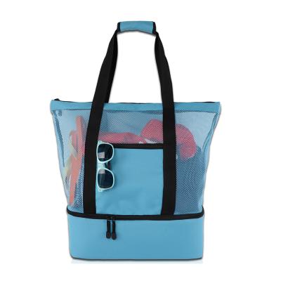 China Fashion Amazon Hot Sale Summer Custom Mesh Water Proof Thermal Picnic Tote Bags High Quality Multi Color Function Beach Running Bags for sale