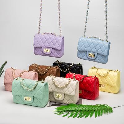 China Designer's Cross 2021 Mini Quilted Chain Bag Luxury - New Style Candy Color Lady Bags Shoulder Body Bags for sale