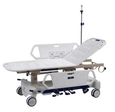 China Commercial Hydraulic Patient Transport Furniture Hospital Furniture Medical Emergency Transport Stretcher for sale