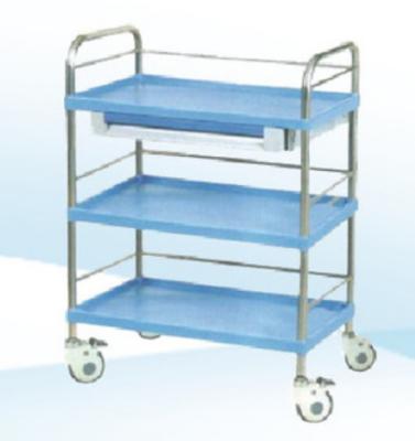 China Competitive Price CE Certificates Medical Equipment Plastic Trolley Hospital Furniture Rolling Medical Trolleys for sale