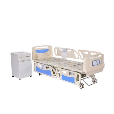 China Ward Quality Product Metal , Powder Coated Steel Electric Hospital Bed Application Nursing Room for sale