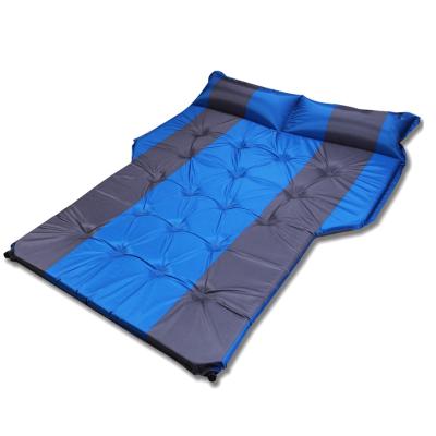 China Sleep Mat Air Pad Foldable Camping Mattress with Pillow Bound Folding Mat, Car Inflatable Bed Back Sleeper Mattress for sale