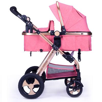 China Carry Baby Factory Portable High Landscape OEM Baby Travel Multifunctional 3 in 1 Baby Pram for sale