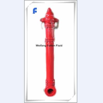 China Underground fire fighting ductile iron AWWA C502 fire hydrant with chain for sale for sale