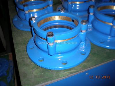 China Iron HDPE Pipe Fitting Flange Adapter for sale