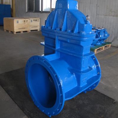 China General Heavy Type DIN Malleable Iron Non-Rising To Pressure Resilient Seated Gate Valve With Flange Connection DN500 DN600 F5 for sale