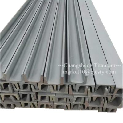 China Parallel Flange Channels U Titanium Channel Profile 6.3# 10# C Section Seamless for sale